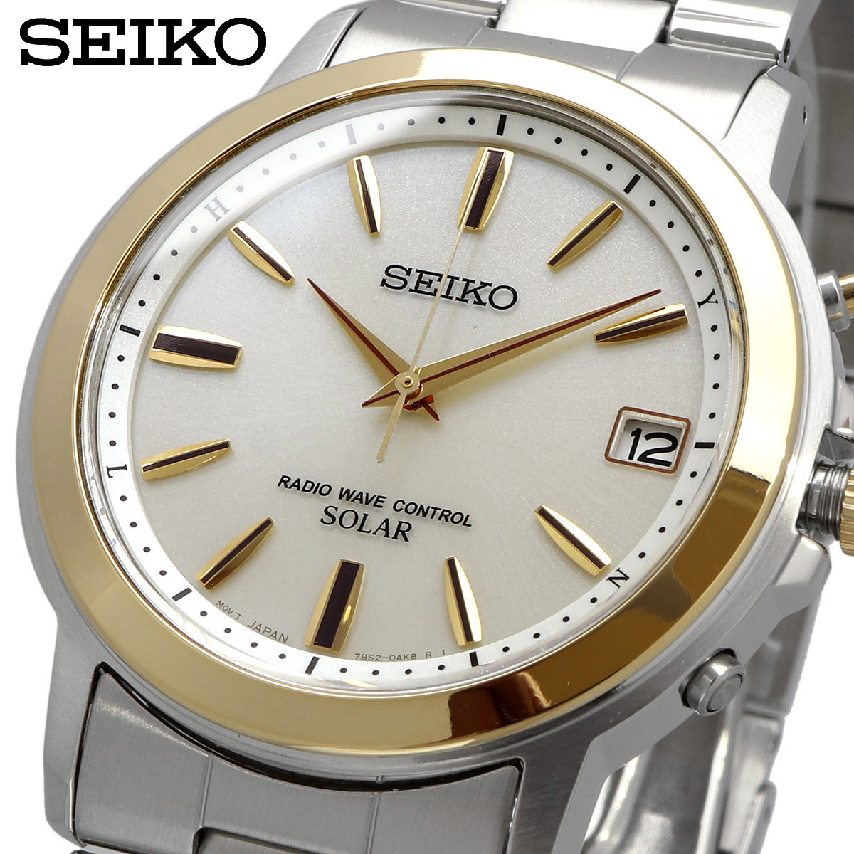 SEIKO セイコー 腕時計 メンズ 電波時計 ソーラー SPIRIT スピリット 国内正規品 SBTM170_画像1