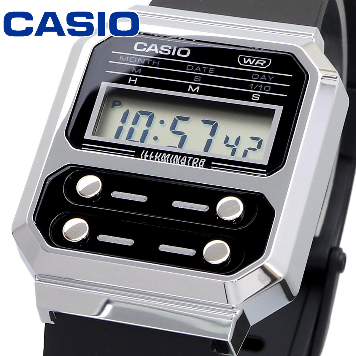 CASIO カシオ 腕時計 メンズ レディース チープカシオ チプカシ 海外モデル F-100復刻モデル デジタル A100WEF-1A_画像1