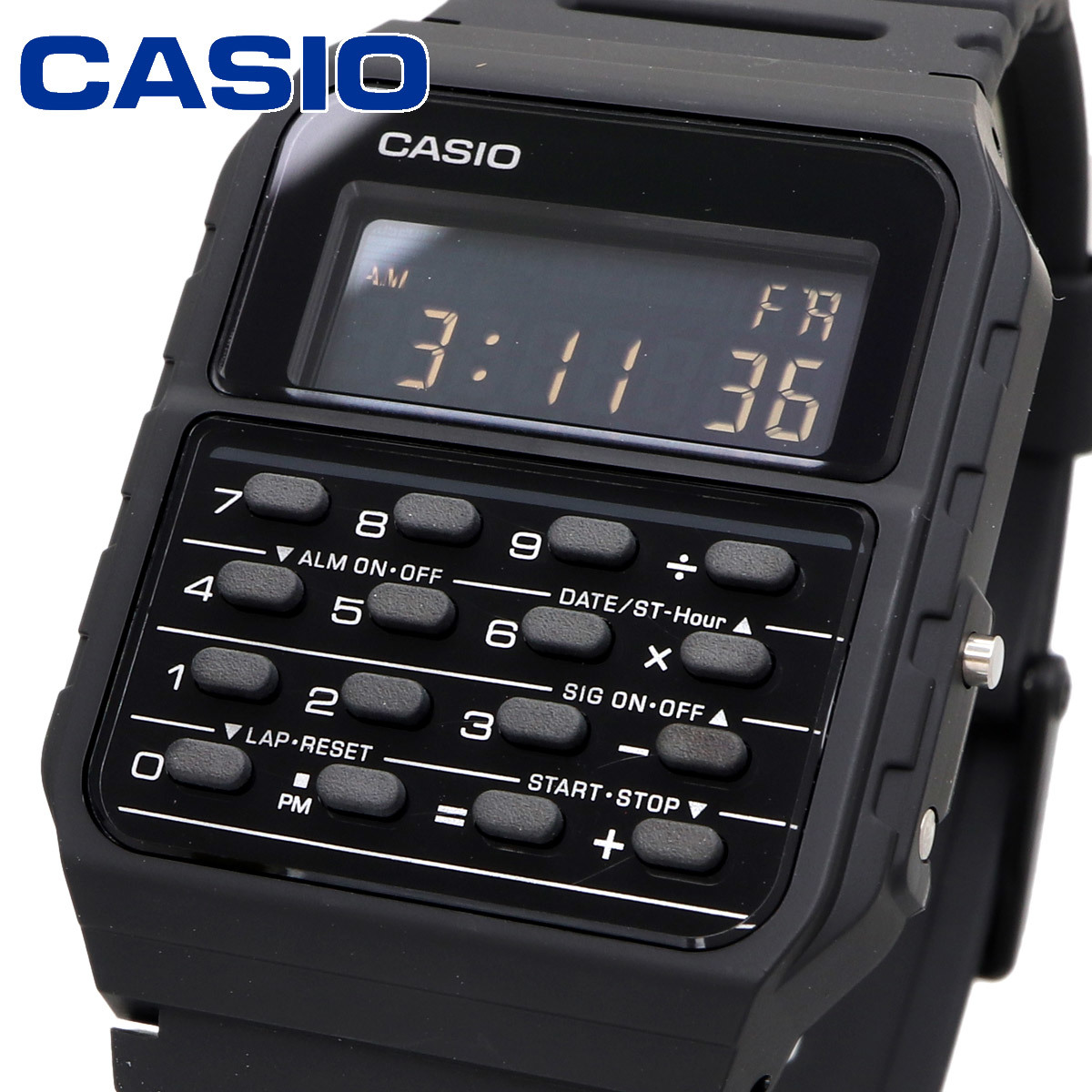 CASIO カシオ 腕時計 メンズ レディース チープカシオ チプカシ 海外モデル 電卓 デジタル CA-53WF-1Bの画像1