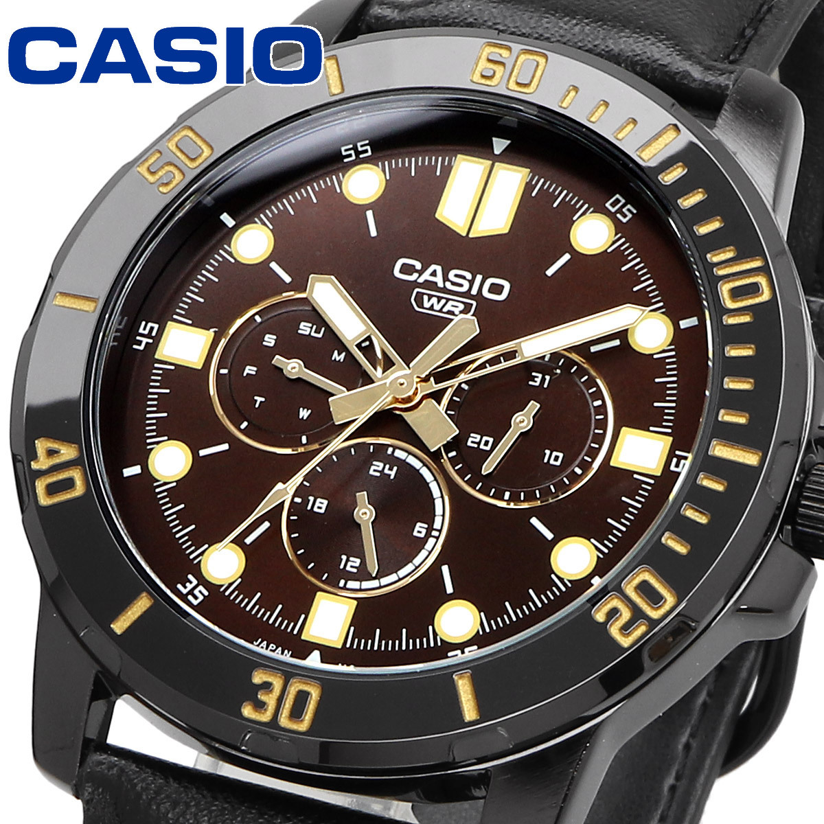 CASIO カシオ 腕時計 メンズ チープカシオ チプカシ 海外モデル マルチカレンダー MTP-VD300BL-5E_画像1