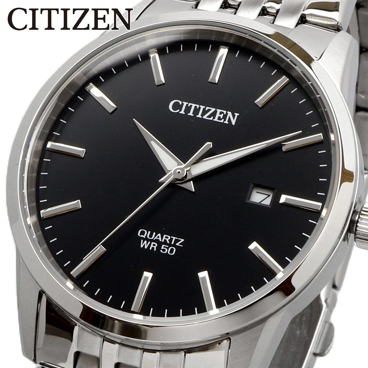 CITIZEN シチズン 腕時計 メンズ 海外モデル クォーツ シンプル ビジネス カジュアル BI5000-87E