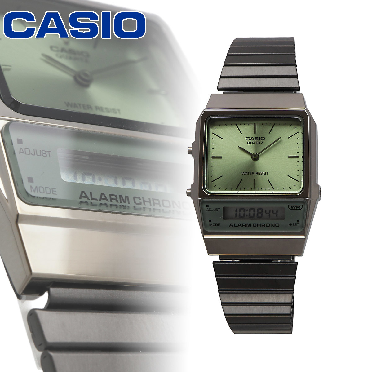 CASIO カシオ 腕時計 メンズ レディース チープカシオ チプカシ 海外モデル デジタル アナログ AQ-800ECGG-3A_画像1