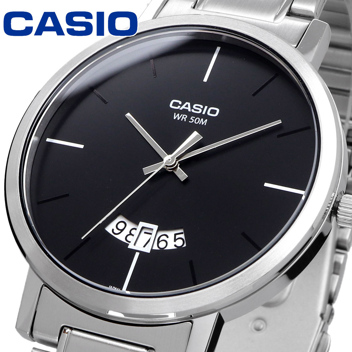 CASIO カシオ 腕時計 メンズ チープカシオ チプカシ 海外モデル クォーツ MTP-B100D-1EV_画像1