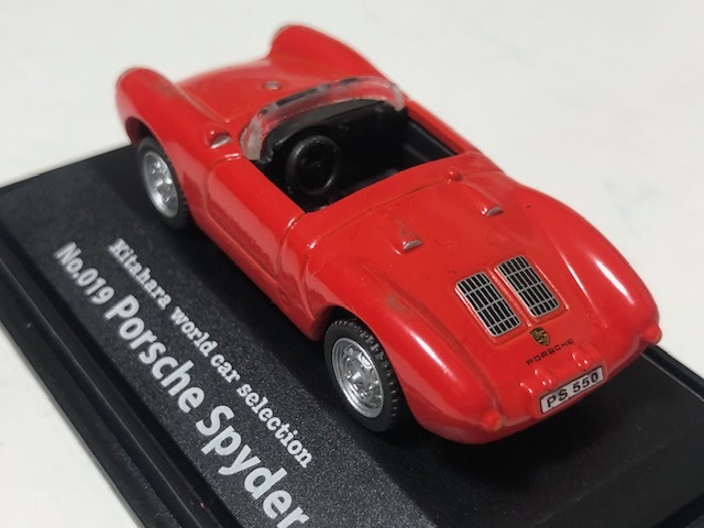北原照久セレクション kitahara world car selection 1/72 SCALE No.019 Porsche Spyder ポルシェ スパイダーの画像3