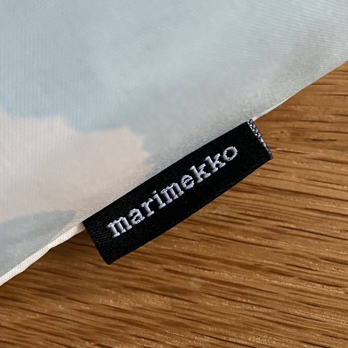 国内正規品 新品 marimekko マリメッコ 折り畳み傘 kioski Unikko Mini manual ライトブルー 日本限定