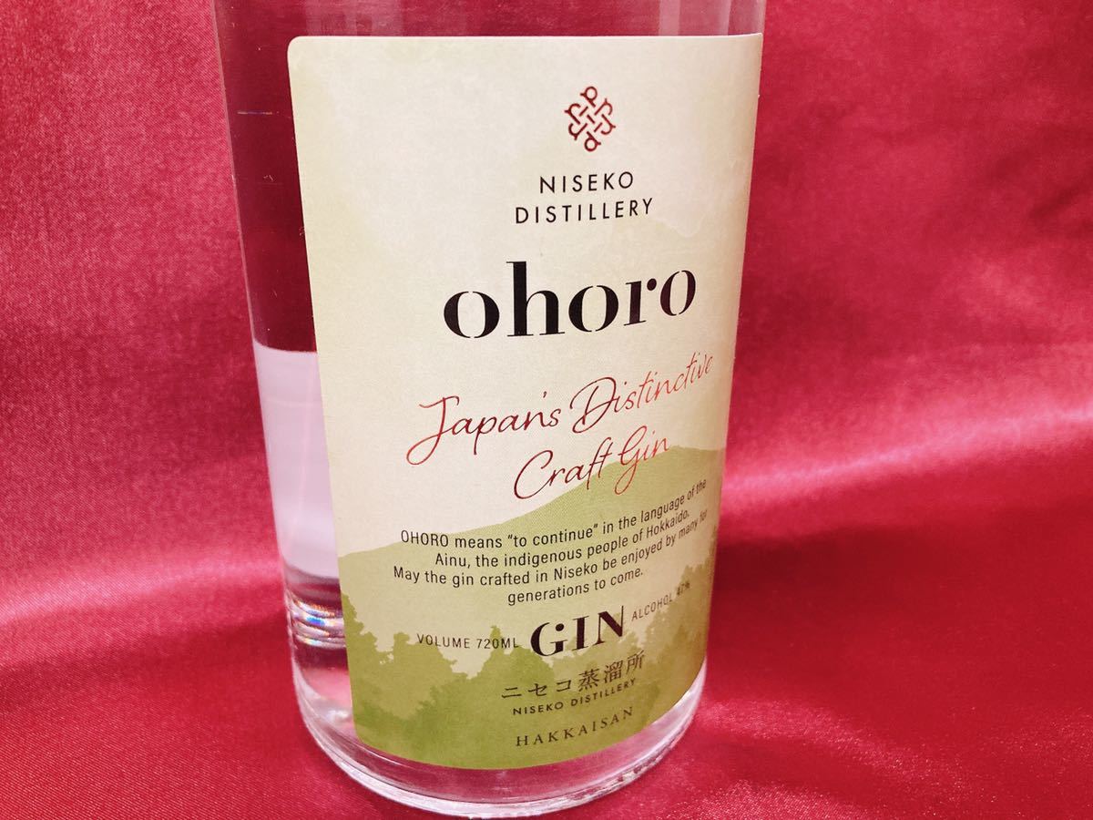 ラスト1本！ オホロジン ohoro GIN ニセコ蒸溜所 八海山 八海酒造 クラフトジン 720ml スピリッツ 検 新政 花陽浴 十四代_画像2