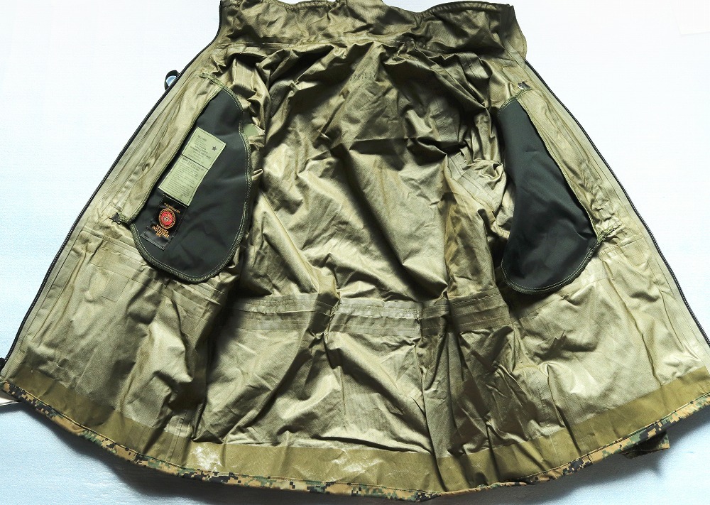 ★米軍実物USMC APECS ウッドランドマーパットゴアテックスジャケット S/XS 新品 パーカー goretex スモール エキストラ ショート ecwcs 12_画像6