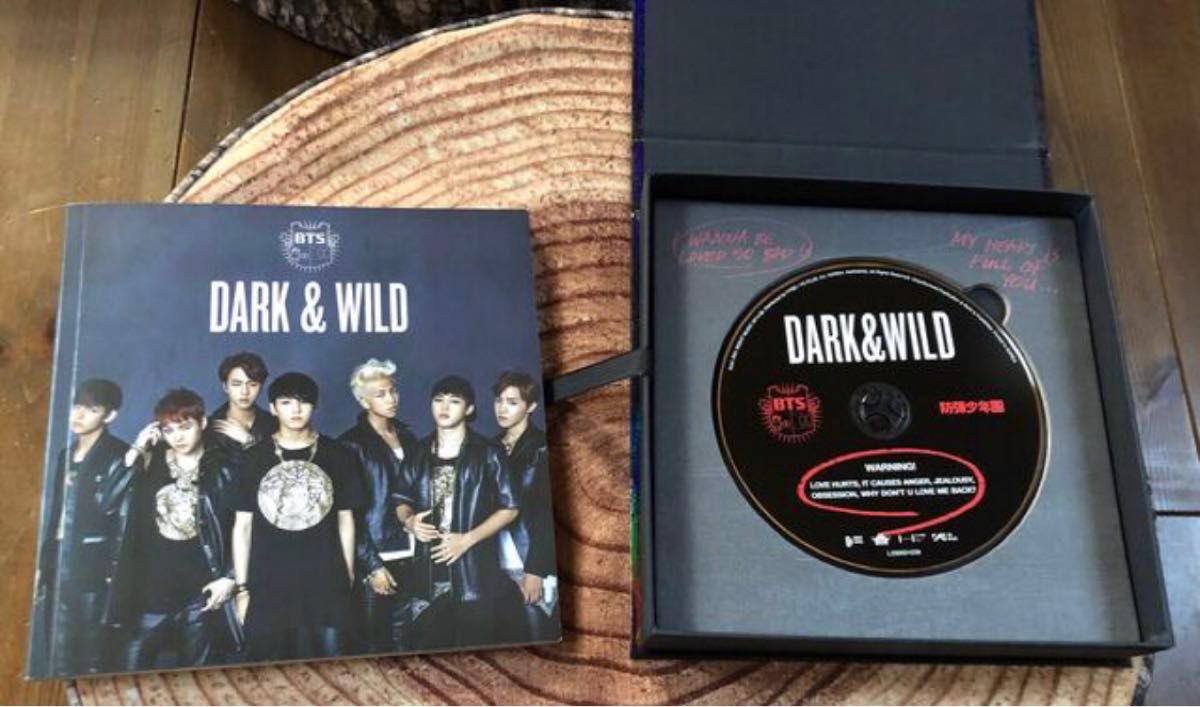 BTS DARK&WILD CD フォトブック※トレカ無　新品未再生