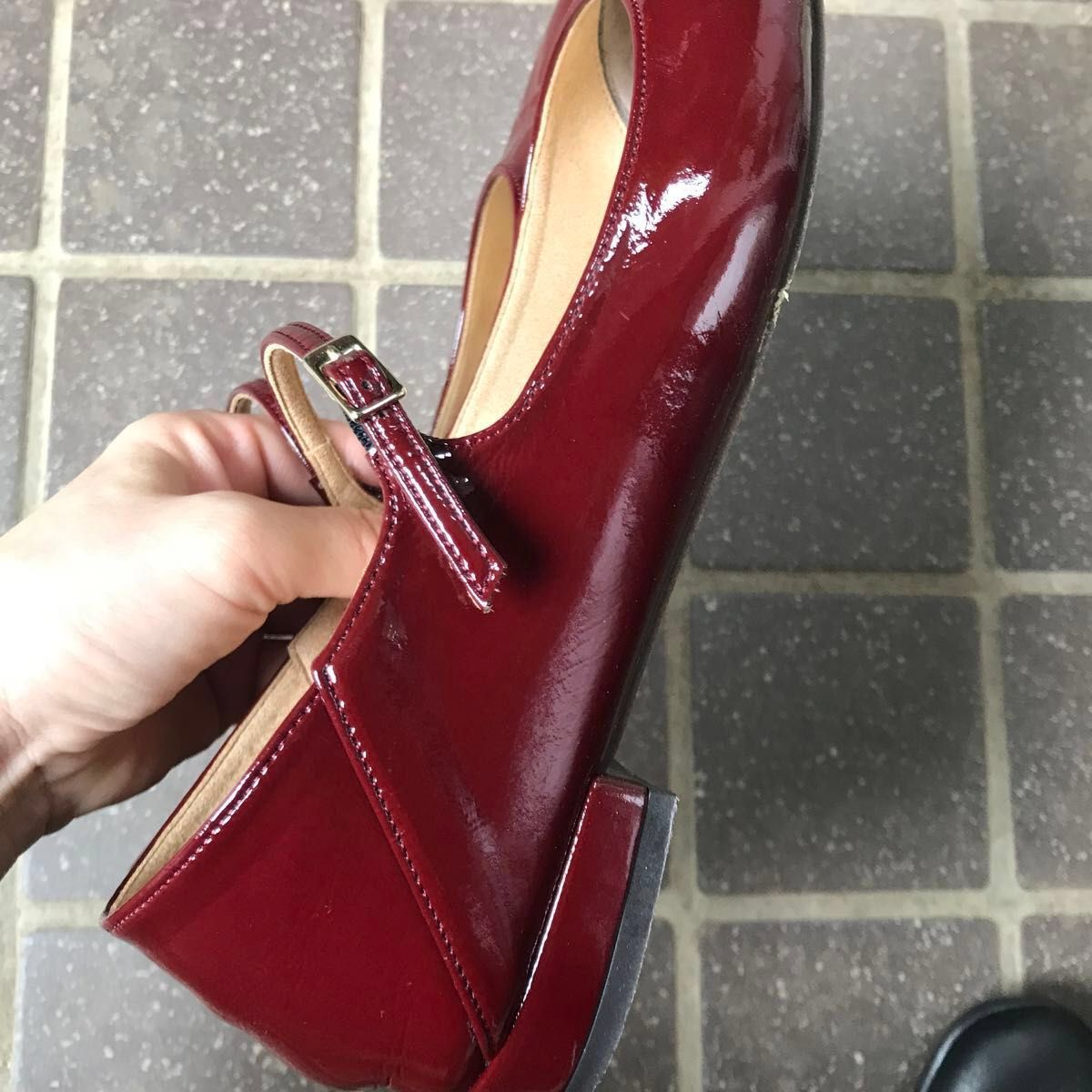 お値下げ 美品 ルタロン ポインテッドワンストラップフラット お値下げ 美品 ルタロン ポインテッドワンストラップフラット