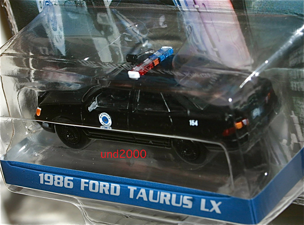 Greenlight ロボコップ 1/64 1986 フォード トーラス LX ポリスカー Ford Taurus Detroit Metro West Police グリーンライト パトカー_画像4