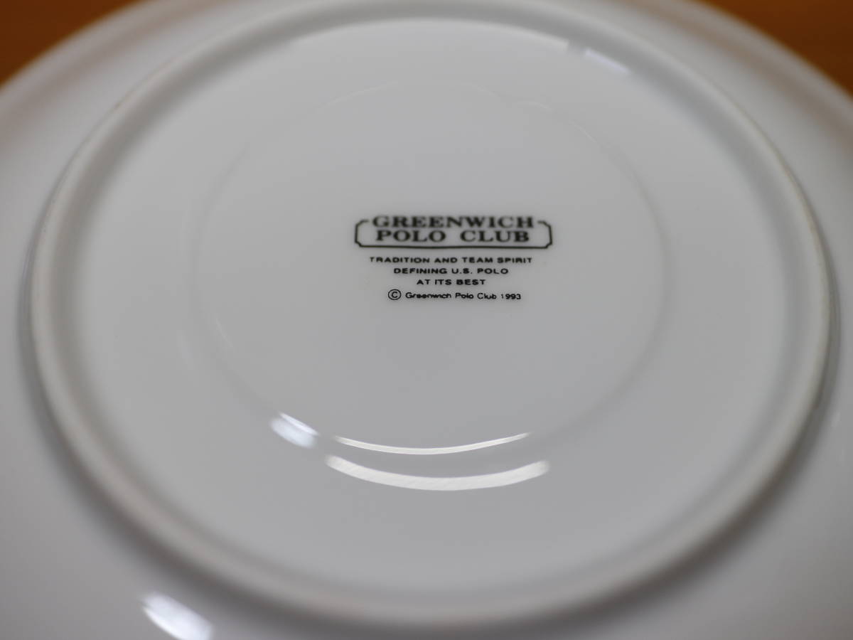 GREENWICH POLO CLUB　カップ&ソーサー　ペア/箱入り　未使用　碗皿　