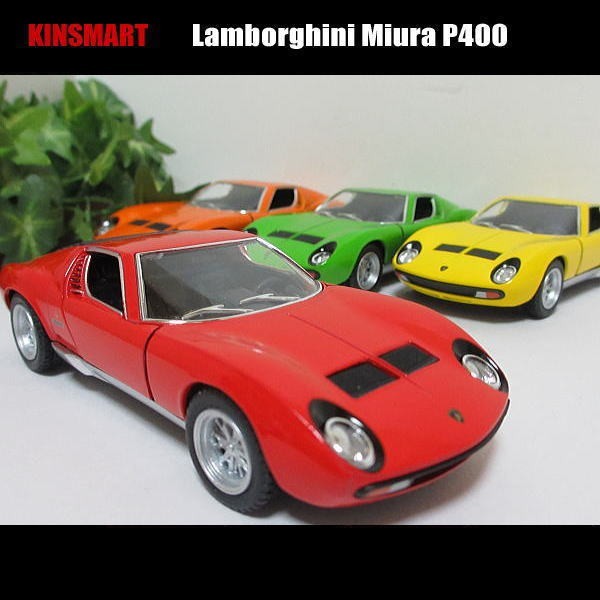 1/34ランボルギーニ/ミウラ/P400(4色セット)/KINSMART/ダイキャストミニカー_画像3
