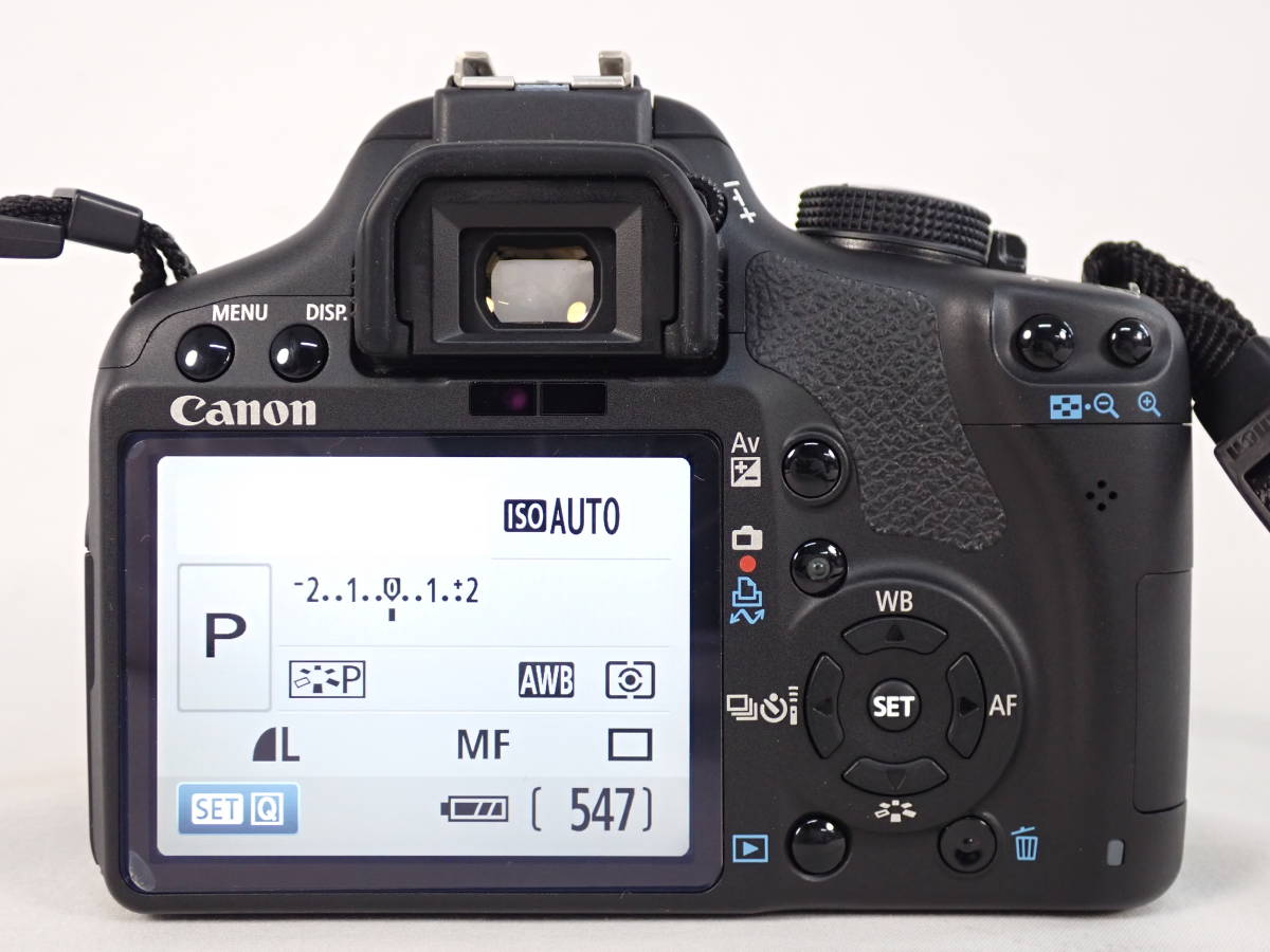 Canon キャノン EOS KissX3 EF-S 55-250mm 1:4-5.6 IS Φ58mm EF-S 18-55mm 1:3.5-5.6 デジタル 一眼レフ カメラ レンズ シャッター確認済_画像2