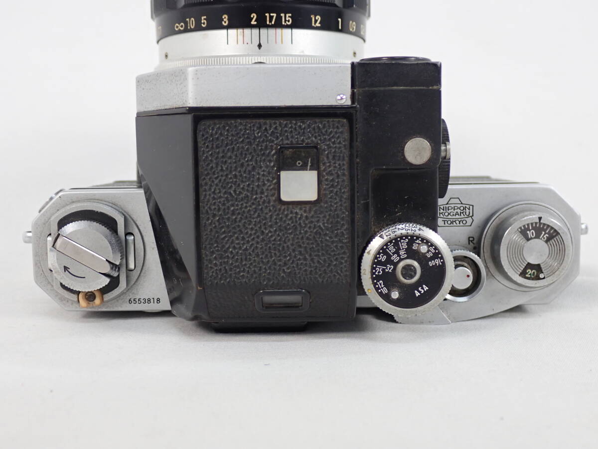 NIKON ニコン F NIKKOR-S AUTO 1:1.4 f=50mm カメラ レンズ 一眼レフ フィルムカメラ フィルター フード キャップ 箱付き_画像5
