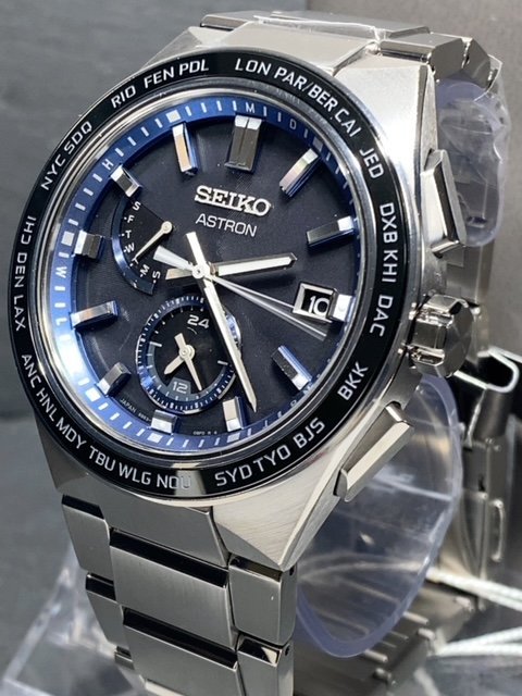 国内正規品 新品 腕時計 SEIKO セイコー ASTRON アストロン NEXTER ネクスター チタン ソーラー 電波 ワールドタイム カレンダー SBXY051_画像2