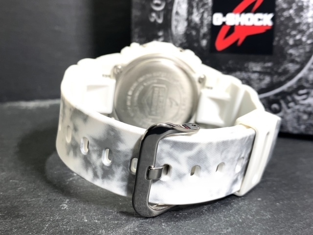 新品 CASIO カシオ 正規品 G-SHOCK ジーショック Gショック 腕時計 スノー カモフラージュ 多機能 デジタル ホワイト グレー DW-5600GC-7_画像7