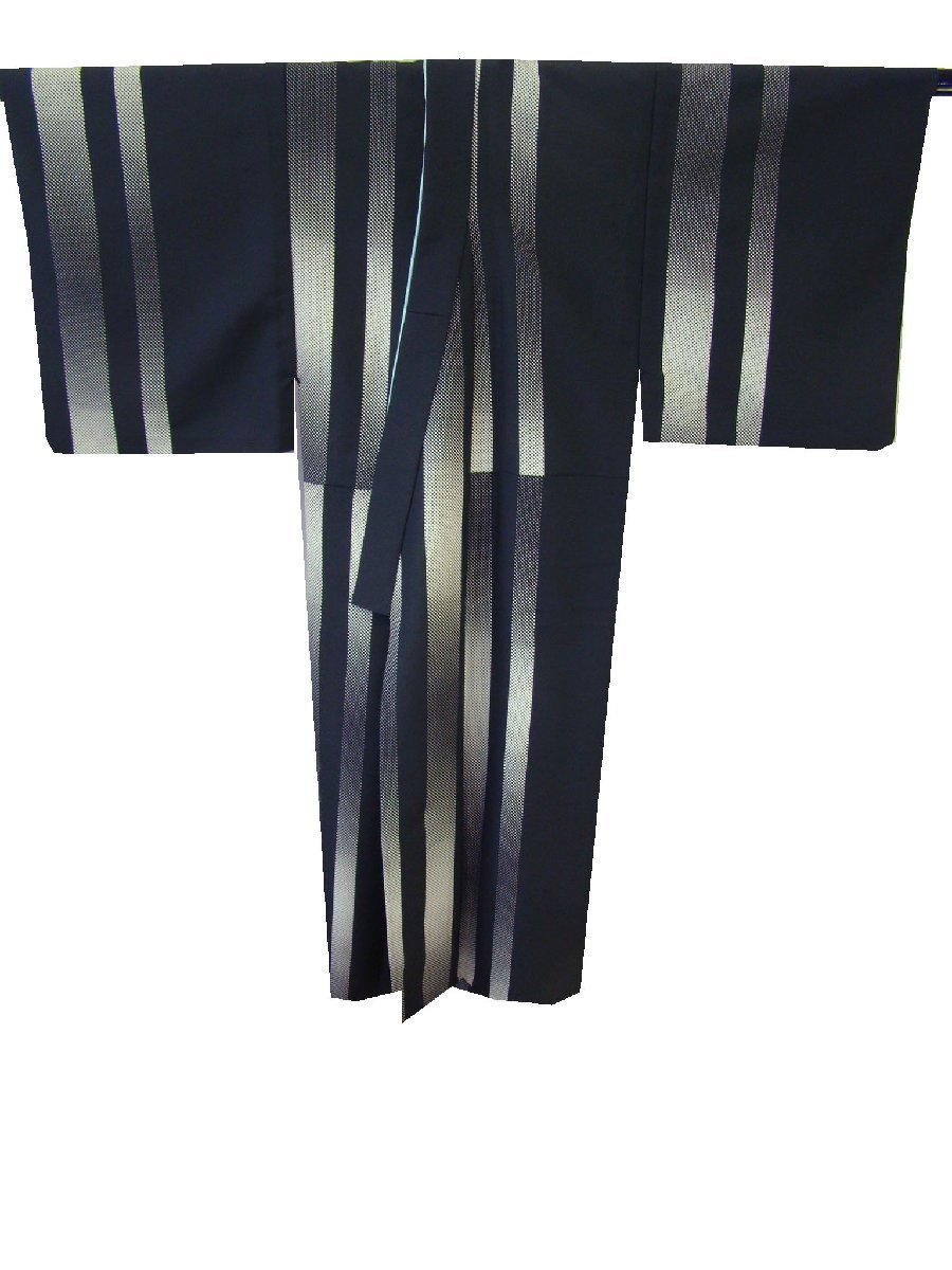  era shop beautiful goods single .155cm.65.5cm for man kimono polyester tailored 151cm~156cm Es108