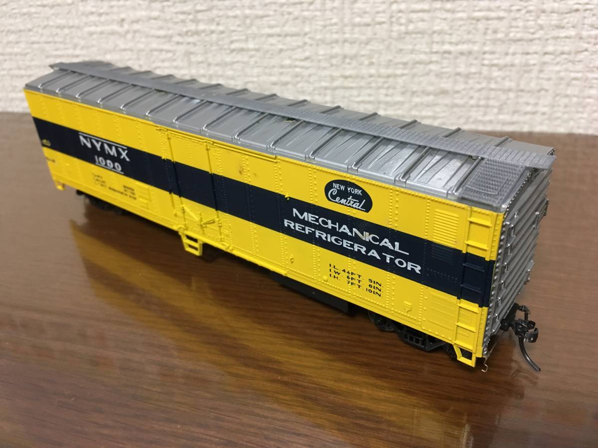 アメリカ鉄道 50フィート貨車 Athearn Custom 50' Mechanical Reefer NYC 製密製品_画像3