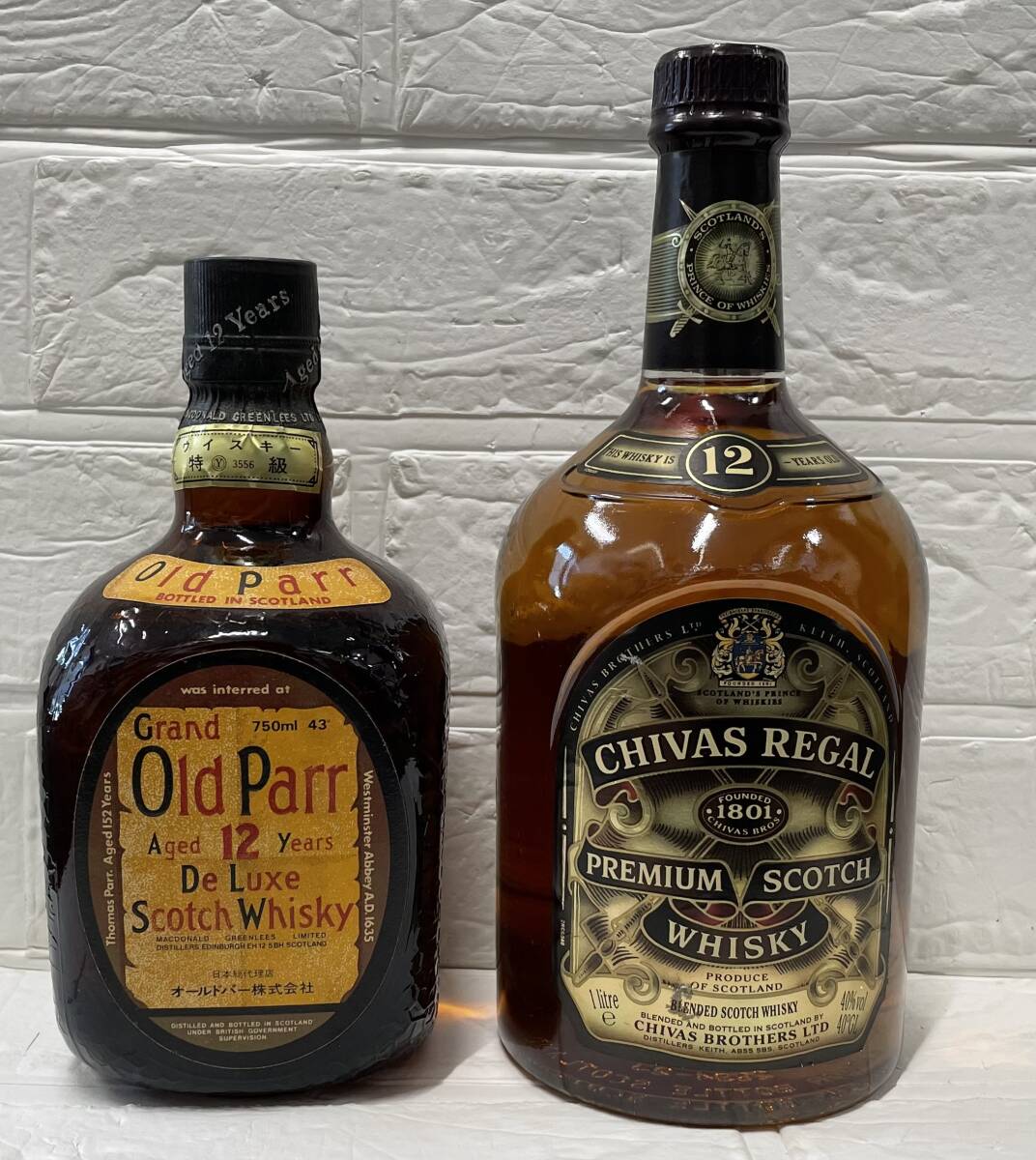 未開栓 CHIVAS REGAL 12年 シーバスリーガル OldParr オールドパー ウィスキー 2点 まとめ 注目 ９９円スタート_画像1