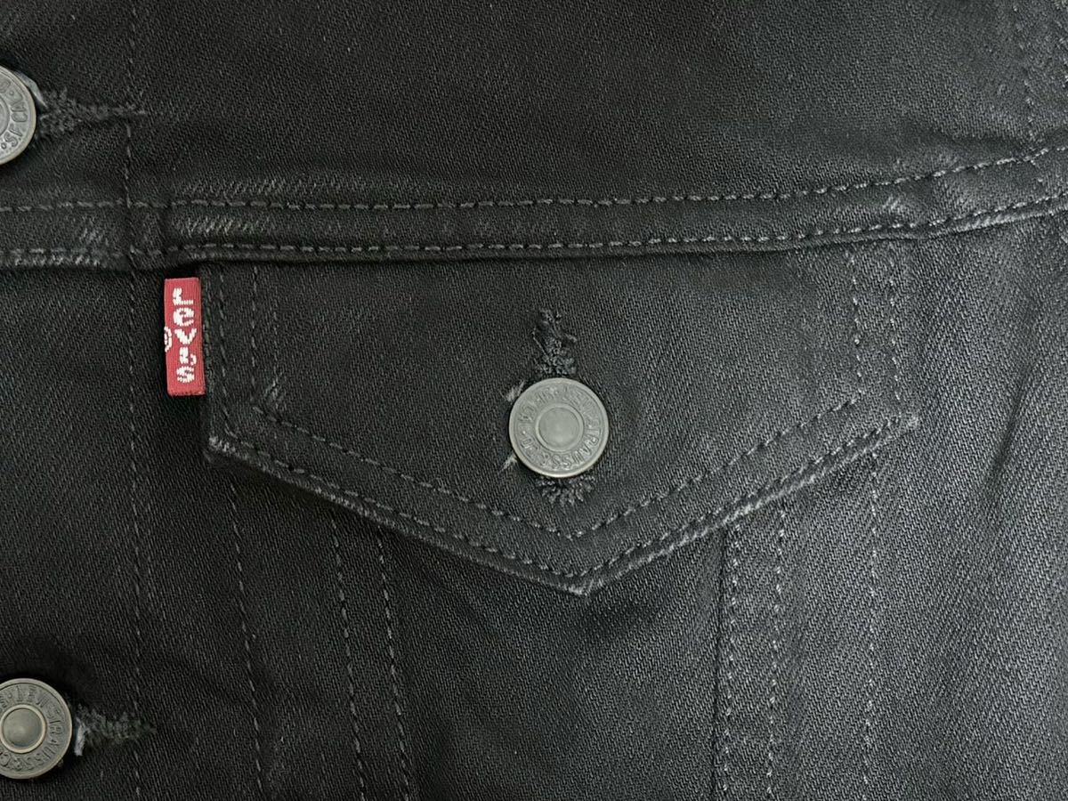 リーバイス LEVI’S ブラックデニムジャケット_画像2