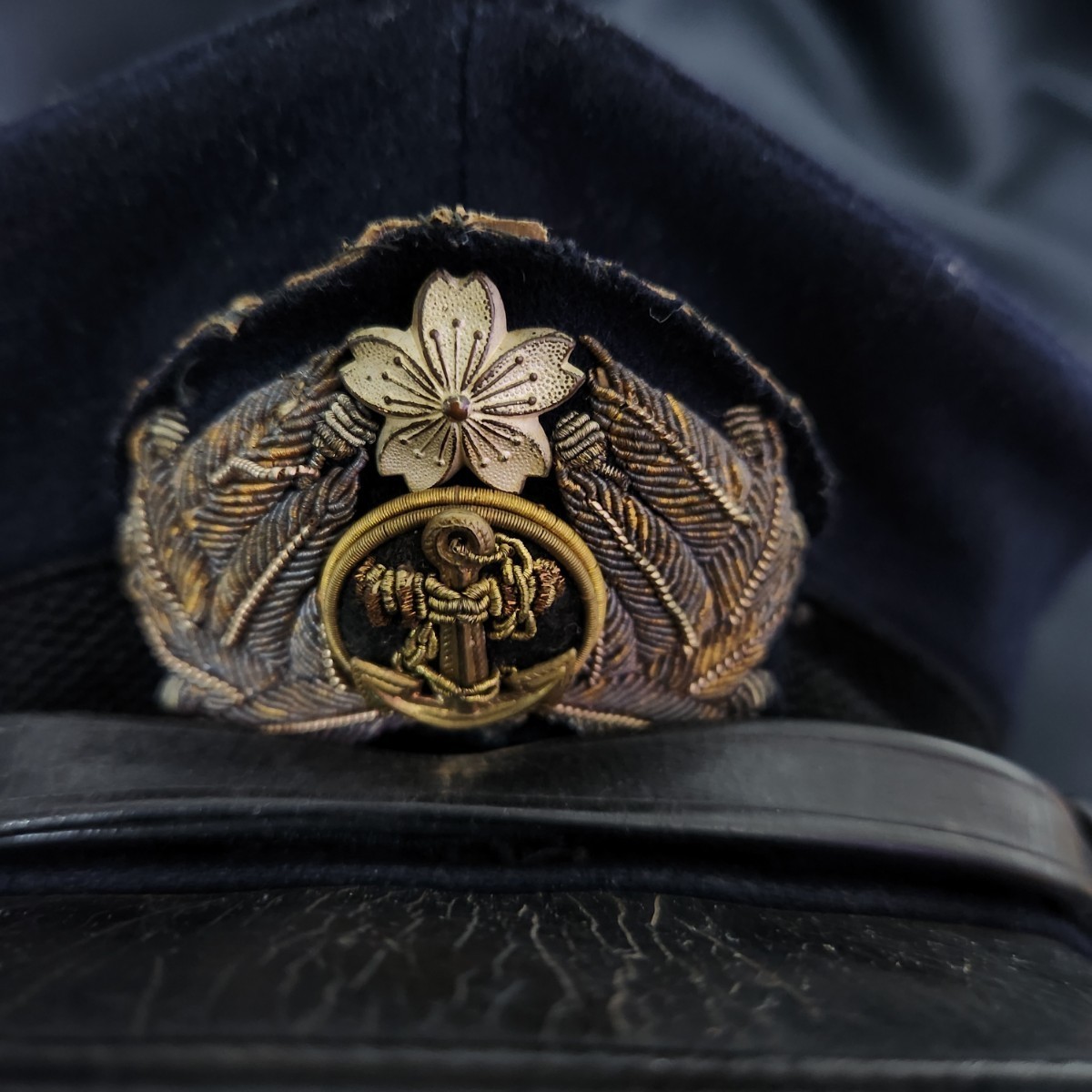 大日本帝国日本海軍海軍少尉小型襟章肩章帽子軍帽制帽旧日本軍制服士官 