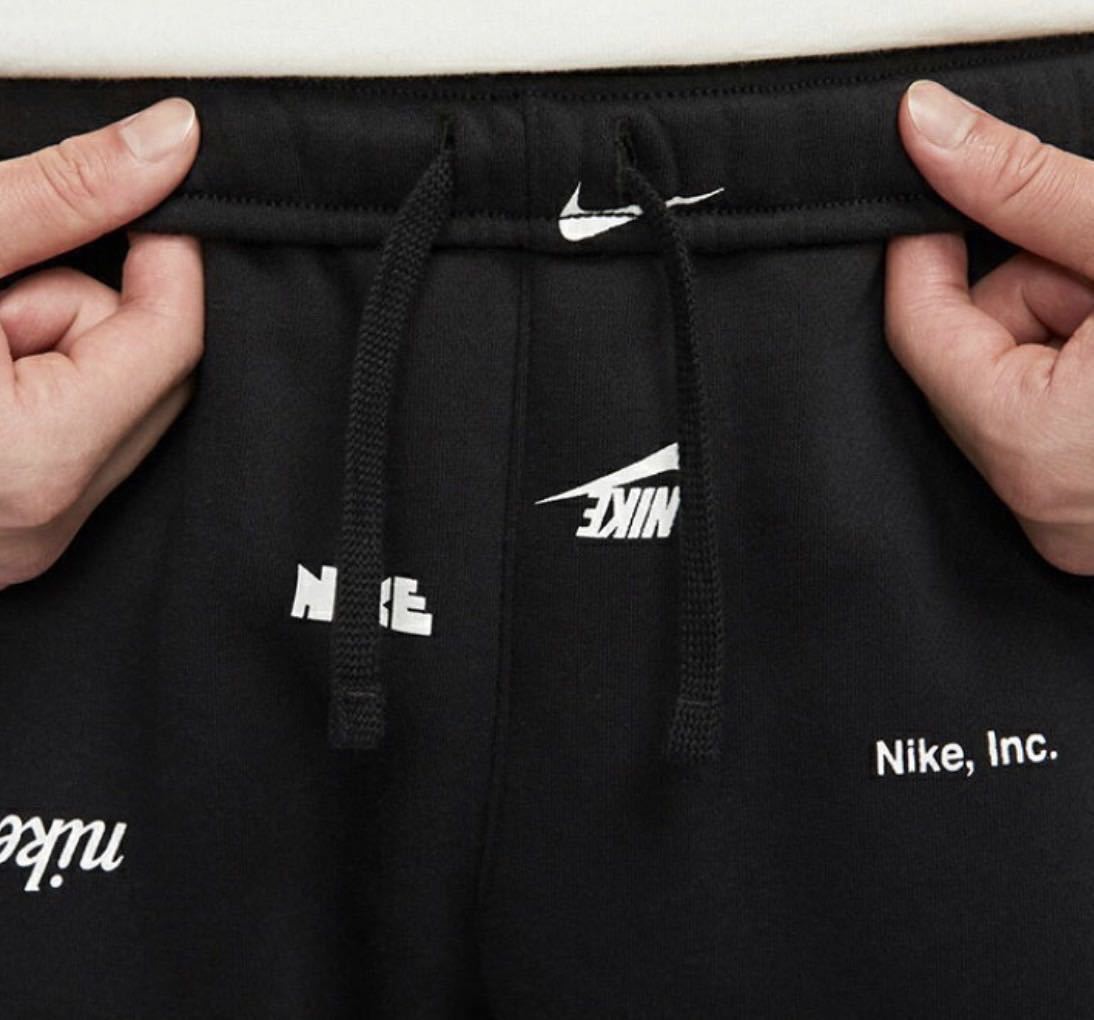 【新品 正規品】ナイキ NIKE パーカー パンツ 上下セット M プルオーバー セットアップ ブラック 黒 裏起毛_画像10