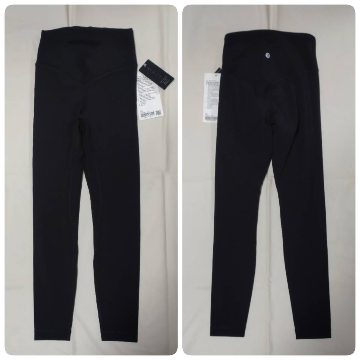 定価13,800円 希少★新品 lululemon ルルレモン Align アライン V Waist Pant 24 レギンス タイツ Asia Fit アジアフィット ブラック XS 