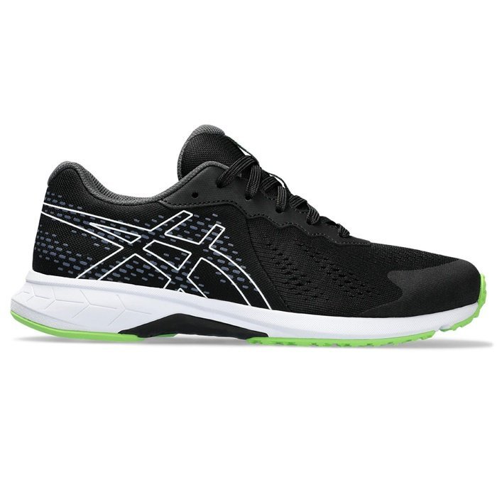 セール asics 21.5cm ヒモ式 アシックス レーザービーム RI 1154A171 001 ブラック/ホワイト 子供 キッズ 男の子 スニーカー 通学 上履き_画像2