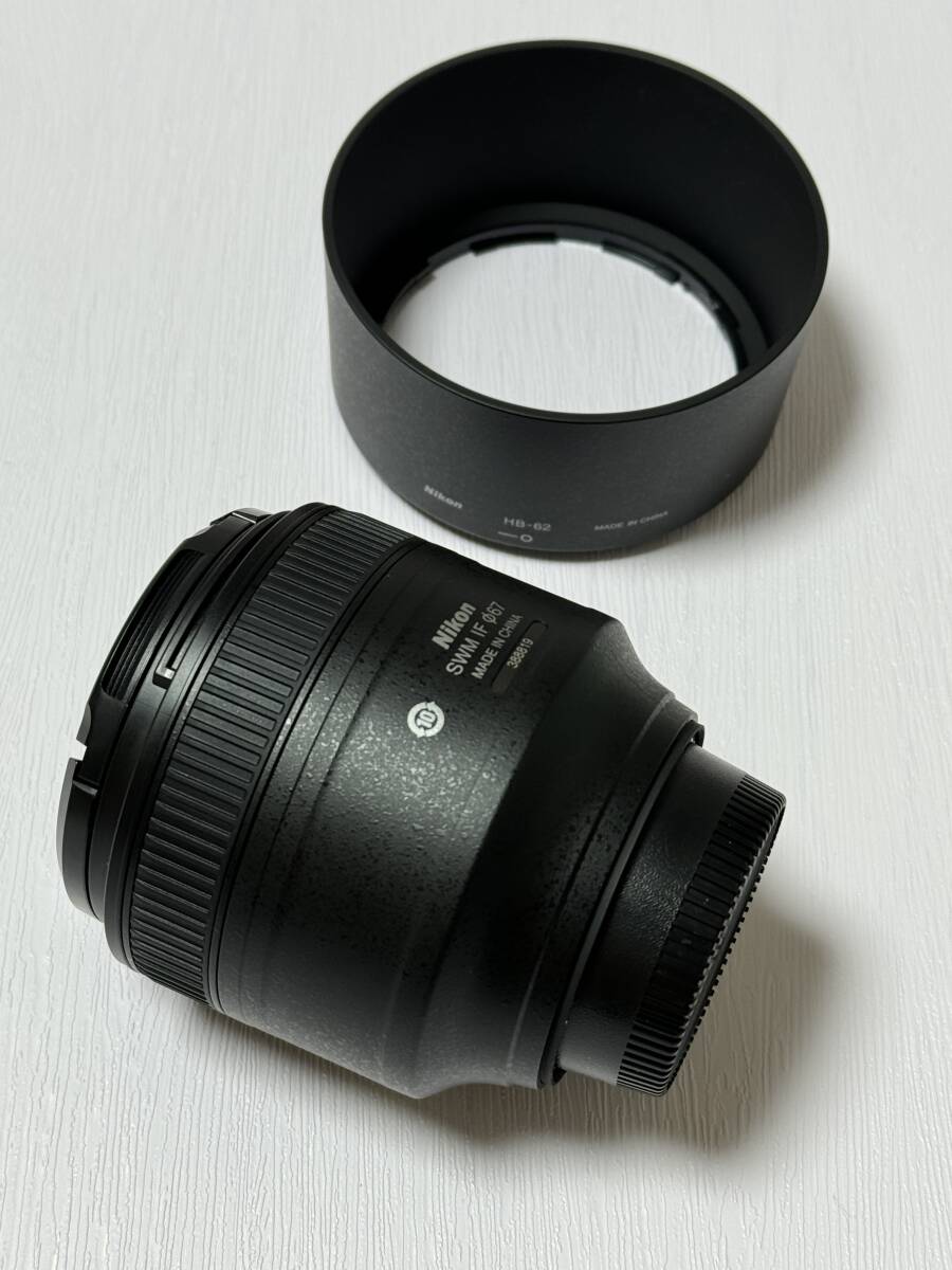 極美品★ Nikon 単焦点レンズ AF-S NIKKOR 85mm f/1.8G フルサイズ対応 ニコン （レンズ/フード/前後キャップ）_画像6