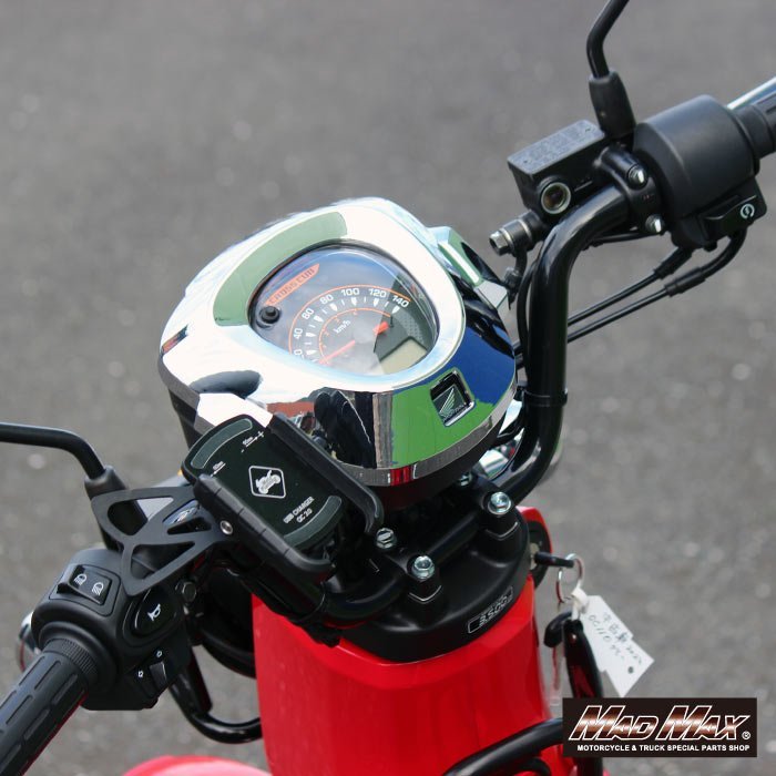 バイク用品 Mr Quick製 HONDA ホンダ CC110 クロスカブ110(JA60)用 メーターカバー メッキ/ドレスアップ 補修 修理 4MINI【送料800円】_画像2