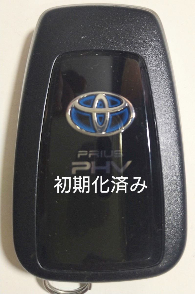 初期化済トヨタ純正 スマートキー3ボタンZVW52プリウスPHV 基盤番号231451-0351 007-AD0027 14FAF 新品電池サービス②