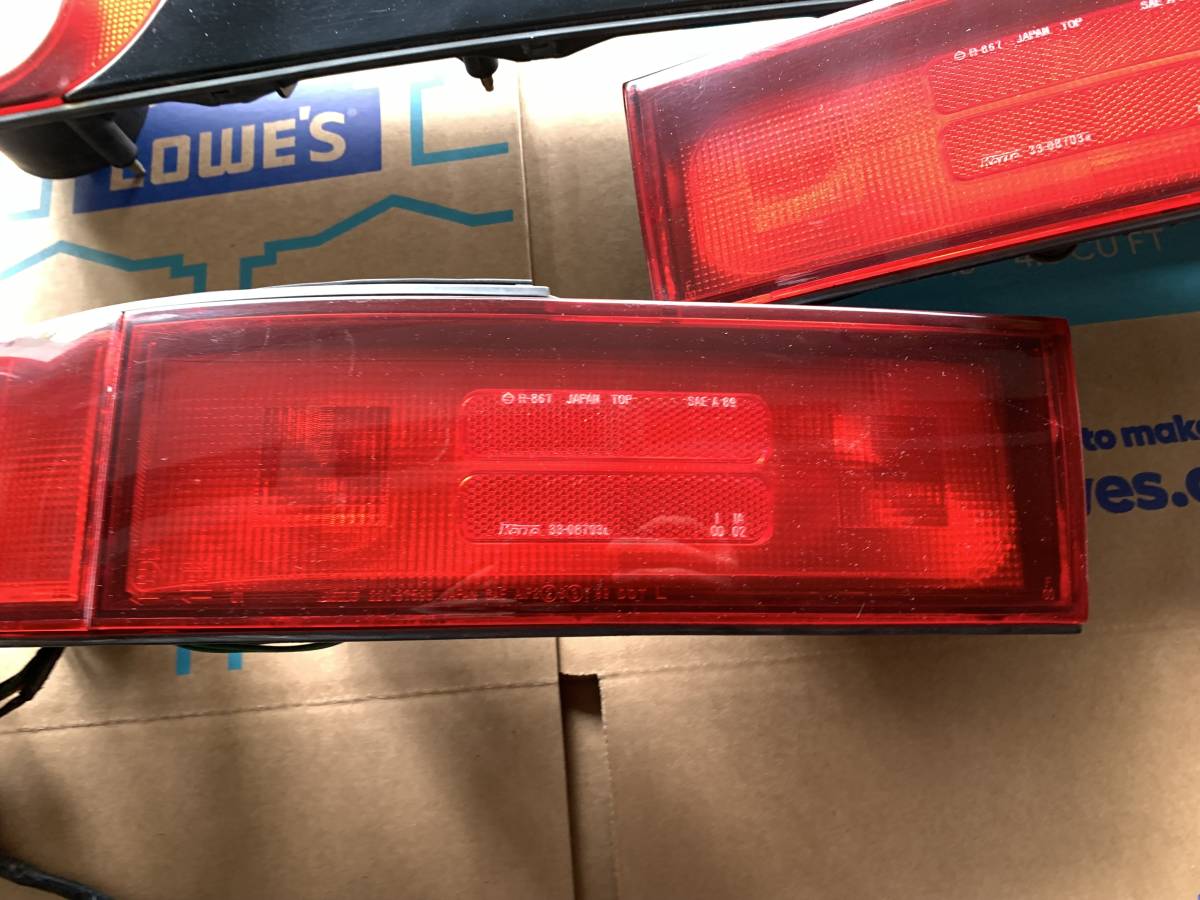  American Mitsubishi USDM North America specification GTO original 3000GT tail light + garnish 3 piece set tail lamp red tail all red domestic sending free 