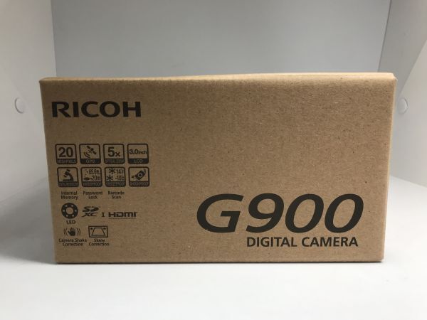 【新品】RICOH G900 業務用デジタルカメラ 現場用 防水防塵 耐衝撃/耐薬品 リコー R02060 印無し 【大黒屋】