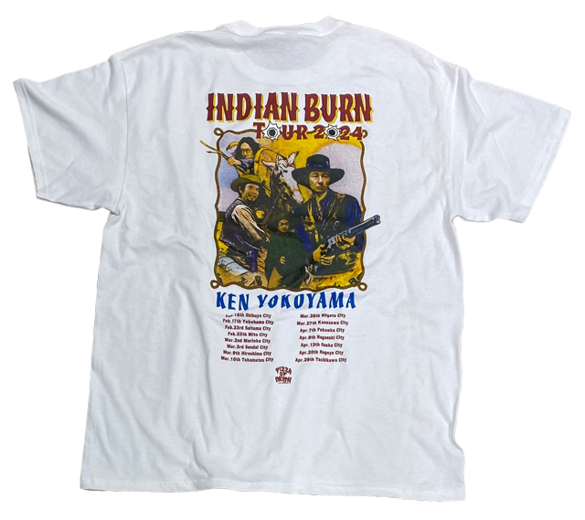 Ken Yokoyama『Indian Burn Tour』Tシャツ 　シリアルコード_画像5