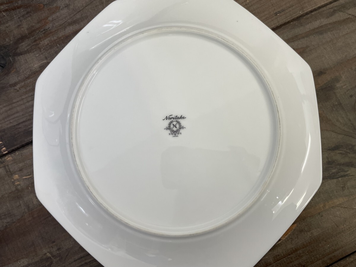 Noritake ノリタケ 八角皿 25cm 10枚セット 中華 洋食器 プレート 盛り皿 (3)_画像5
