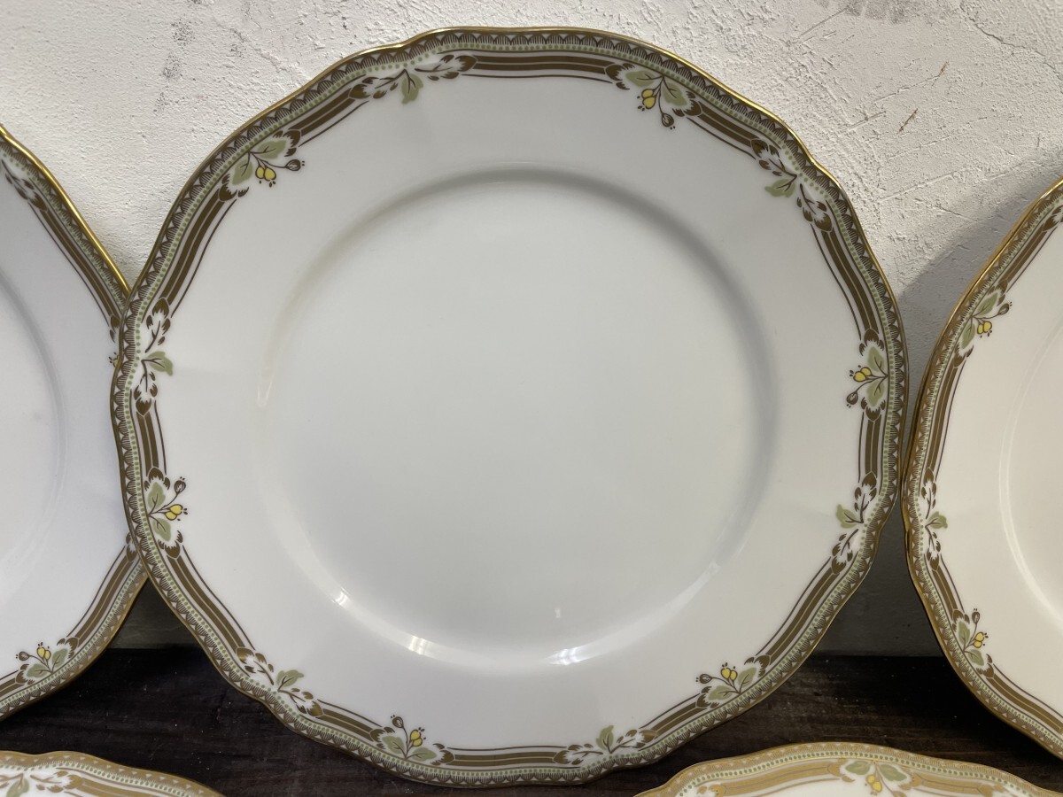 Noritake ノリタケ コンテッサ CONTESSA 1485 約23.5cmプレート 20枚セット 洋食器 盛り皿 ケーキ皿 金縁 (1)_画像2