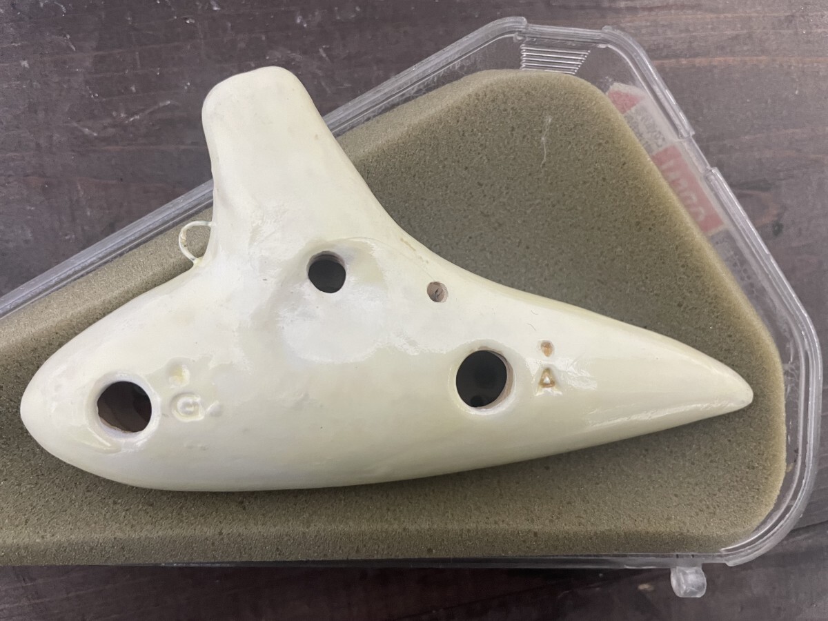 AKETA アケタ オカリナ F管 陶磁器 12穴 コルネッタ MAESCRO マエストロ Prima Ocarina プリマ 楽器 気鳴楽器_画像3