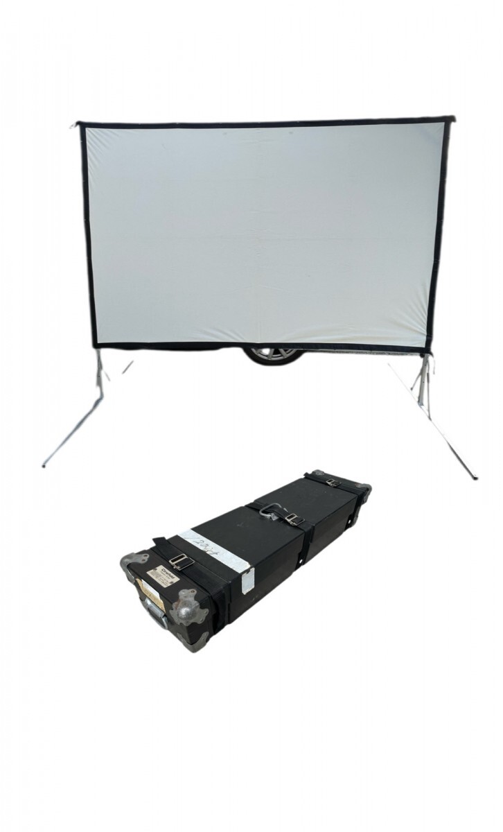 Draper Cinefold Portable Projection Screen 120インチサイズ アウトドア 説明書 専用ケース付 スクリーン