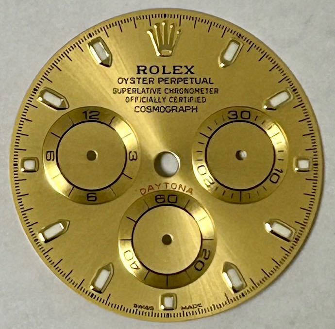 ROLEX ロレックス　デイトナ　文字盤　シャンパン　116518 文字盤　美品　DAYTONA ゴールド_画像1