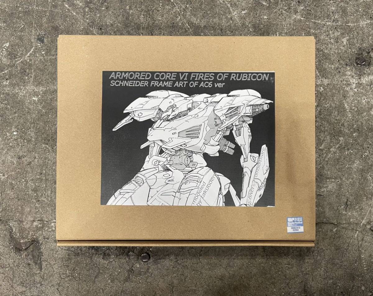 ワンフェス wf2024 たくおでん でーおん アーマードコア6 シュナイダーフレーム AC6 ARMORED CORE VI FIRES OF RUBICON SCHNEIDER FRAME _画像5