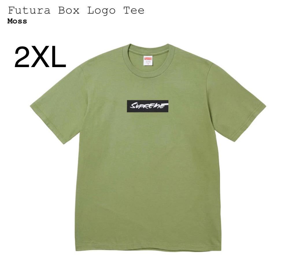 XLサイズ以上 Supreme Futura Box Logo Tee Moss