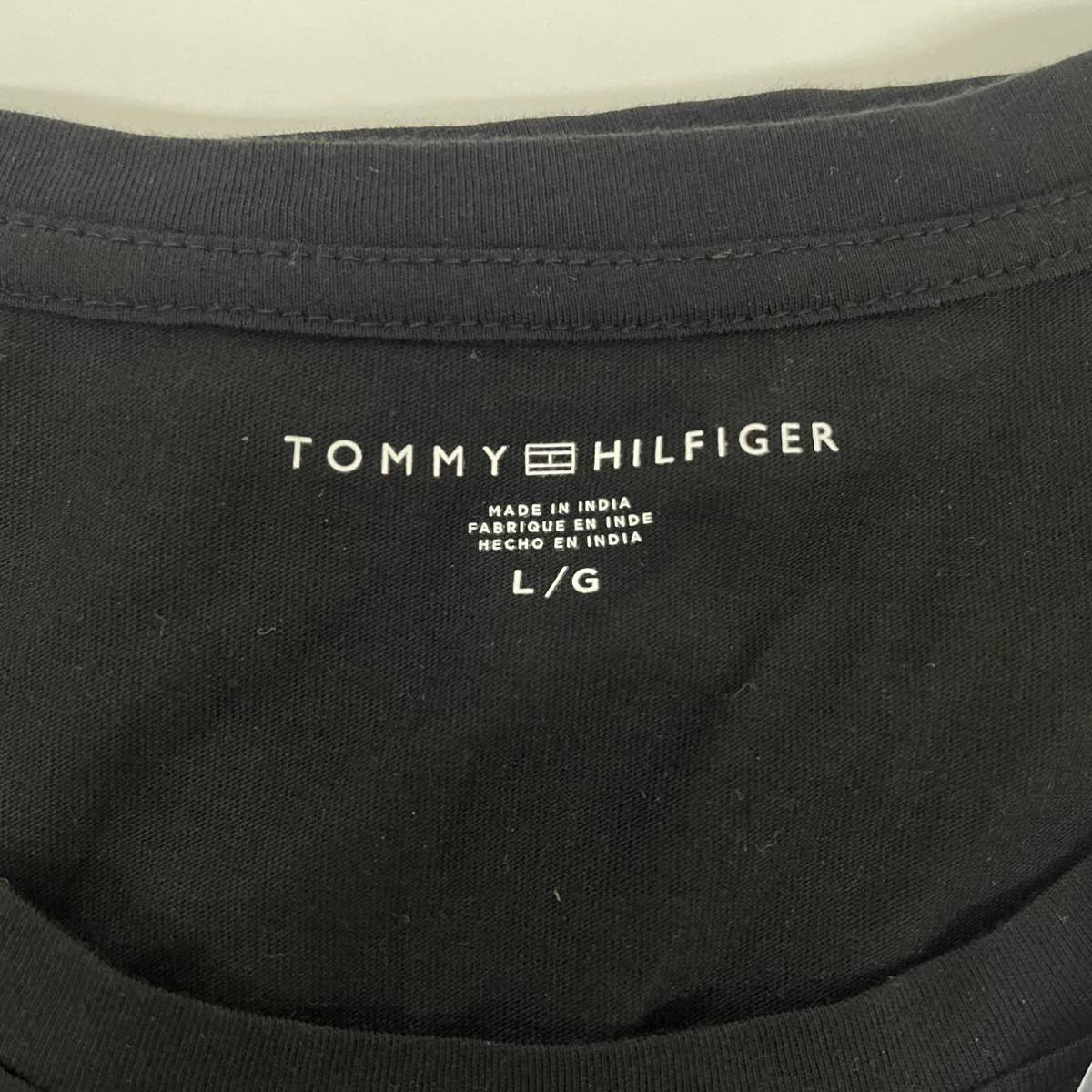 TOMMY トミーヒルフィガー 半袖Tシャツ ブラック Lサイズ の画像5
