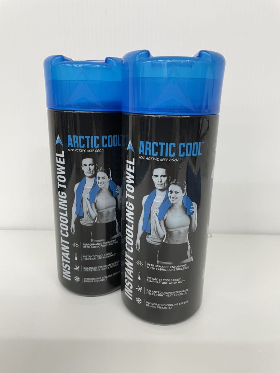 まとめて12個 ARCTIC COOL ひんやりクールタオル 水に濡らすだけ！ジム ゴルフ 観戦 熱中症対策 ランニング ウォーキング キャンプ 業務用_画像2