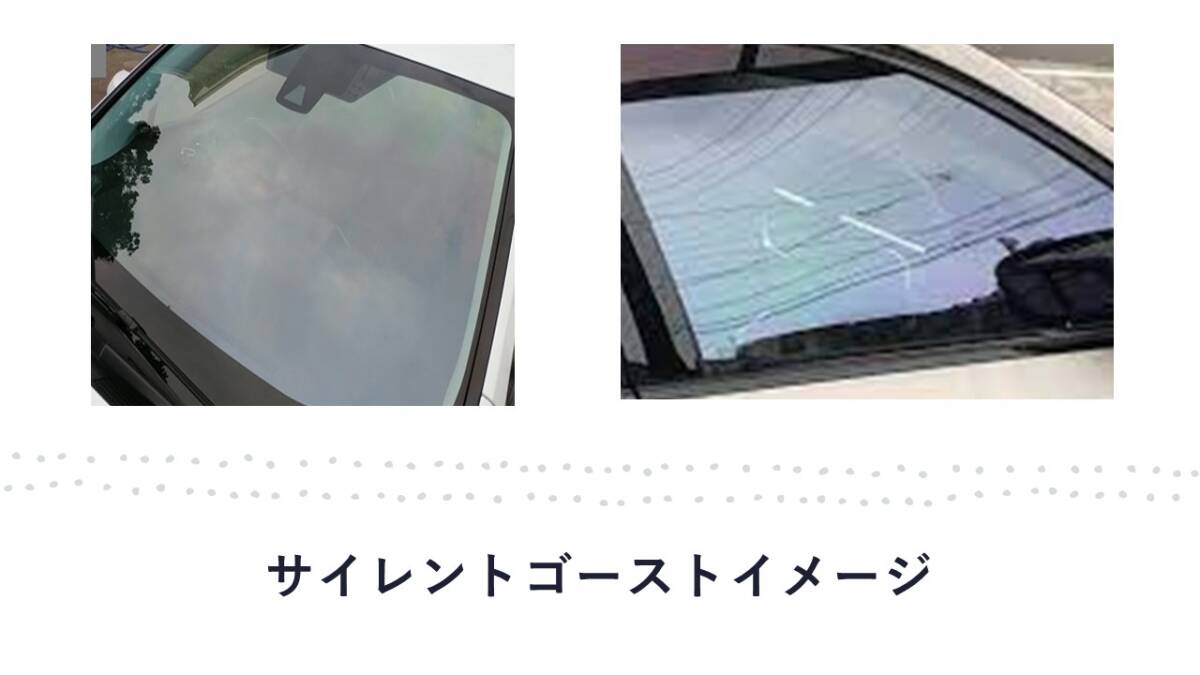 スイフト　ZC33S　サイレントゴースト　ゴーストフィルム　フロントガラス用　熱成型済　ブレインテック製_画像2