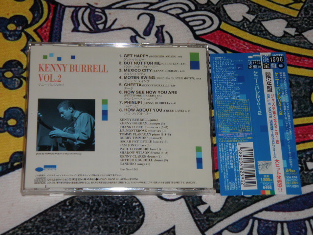 ◆ CD JAZZ 限定盤 kenny burrell ケニー・バレル vol.2 日本版 ブルーノート ◆_画像2