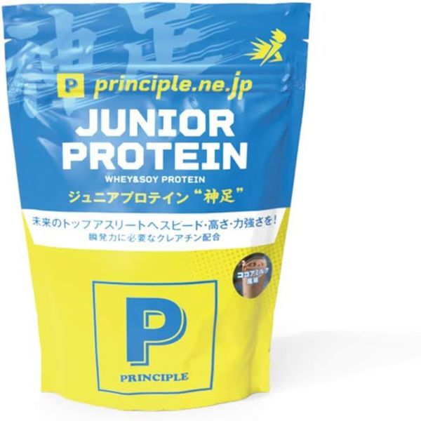 プリンシプル JUNIOR PROTEIN ジュニア プロテイン 神足 450g バナナ_画像1