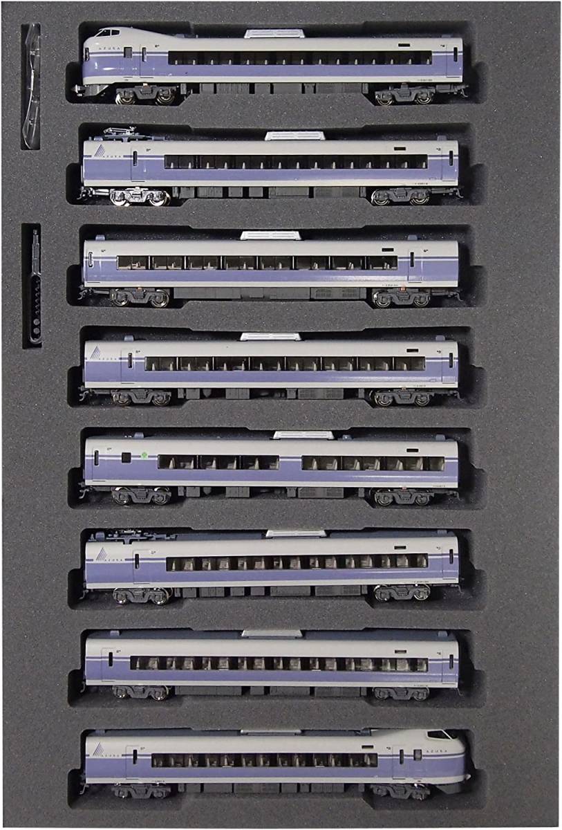 精密に再現! KATO Nゲージ E351系 スーパーあずさ 8両基本セット 10-1342 電車 紫 JR 特急 鉄道 模型 ジオラマ トレイン_画像5
