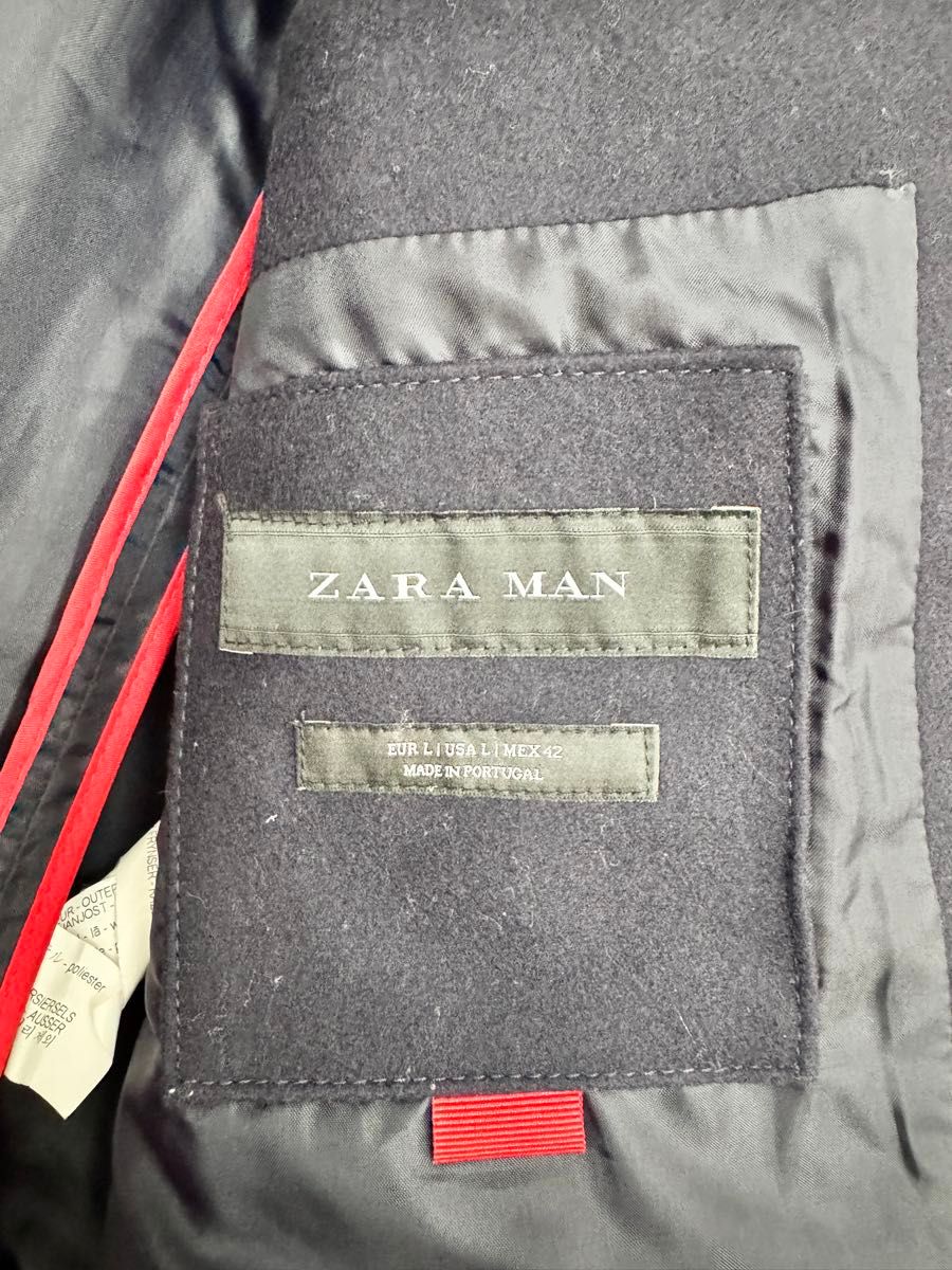 ZARA メンズ　チェスターコート　Lサイズ