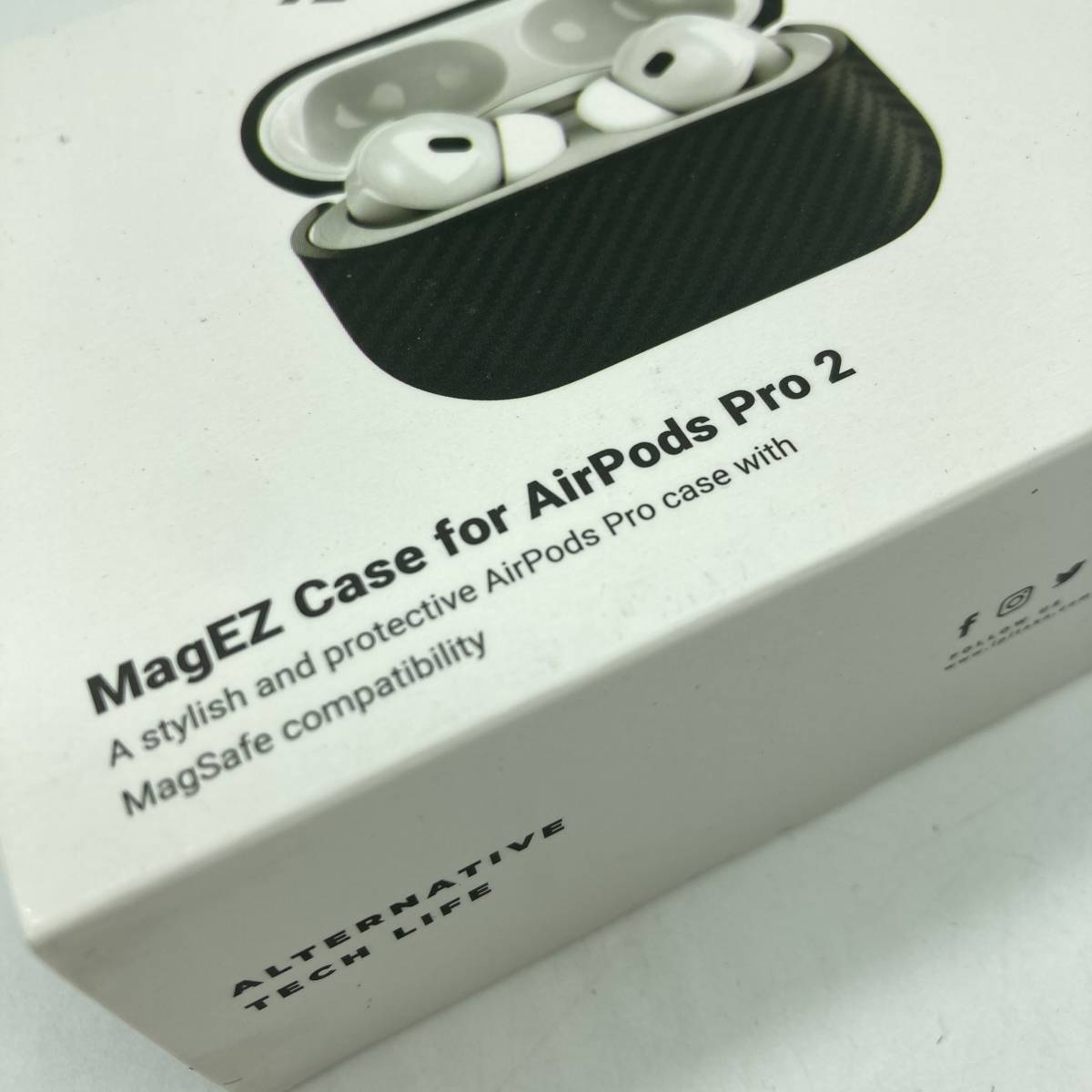 PITAKA AirPods Pro2 対応 ケース MagSafe対応 MagEZ Case エアポッツプロ 保護カバー /Y15186-K2_画像5