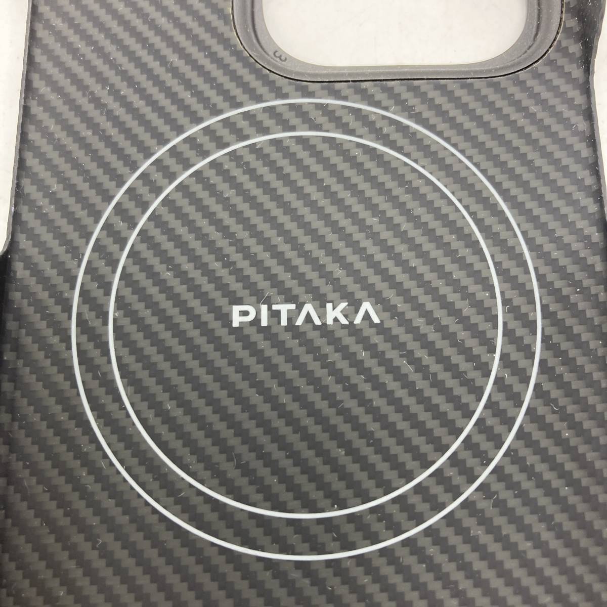 【美品】PITAKA iPhone1５Pro ケース MagEZ Case 1500Dアラミド MagSafe StarPeak/Y15199-P2_画像6